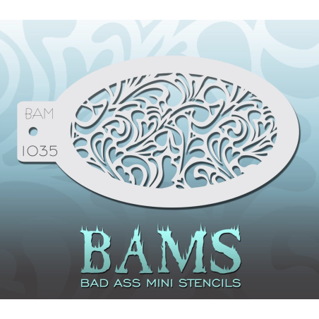 Schmink & Facepaint | Schmink sjabloon | BAM1035 | Swirls