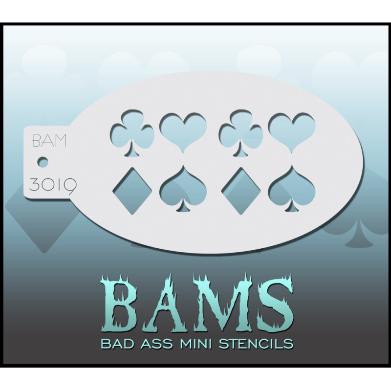 Schmink & Facepaint | Schmink sjabloon | BAM3019 | Kaartsymbolen