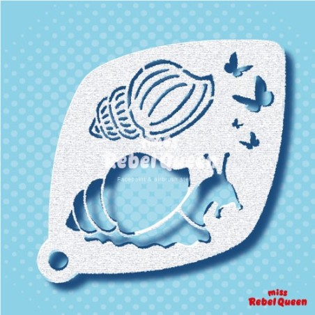 Schmink sjabloon | Stencil | Snailey the Snail