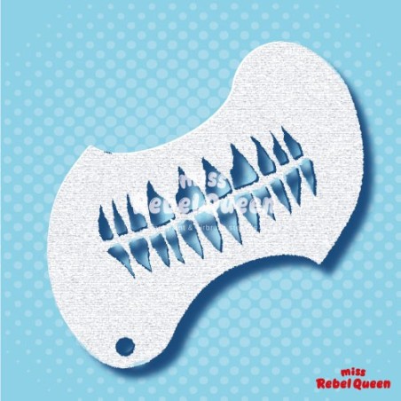 Schminksjabloon | Snel & Strak Schminken | MRQ Schminksjabloon | Tooth