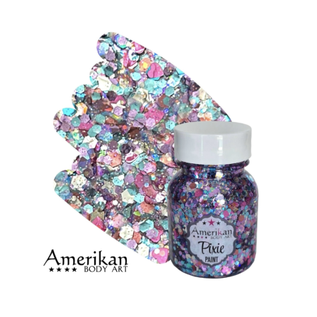 Pixie Paint Glittergel | Cupcake Day 30gr | Voor huid & haar | uit voorraad leverbaar