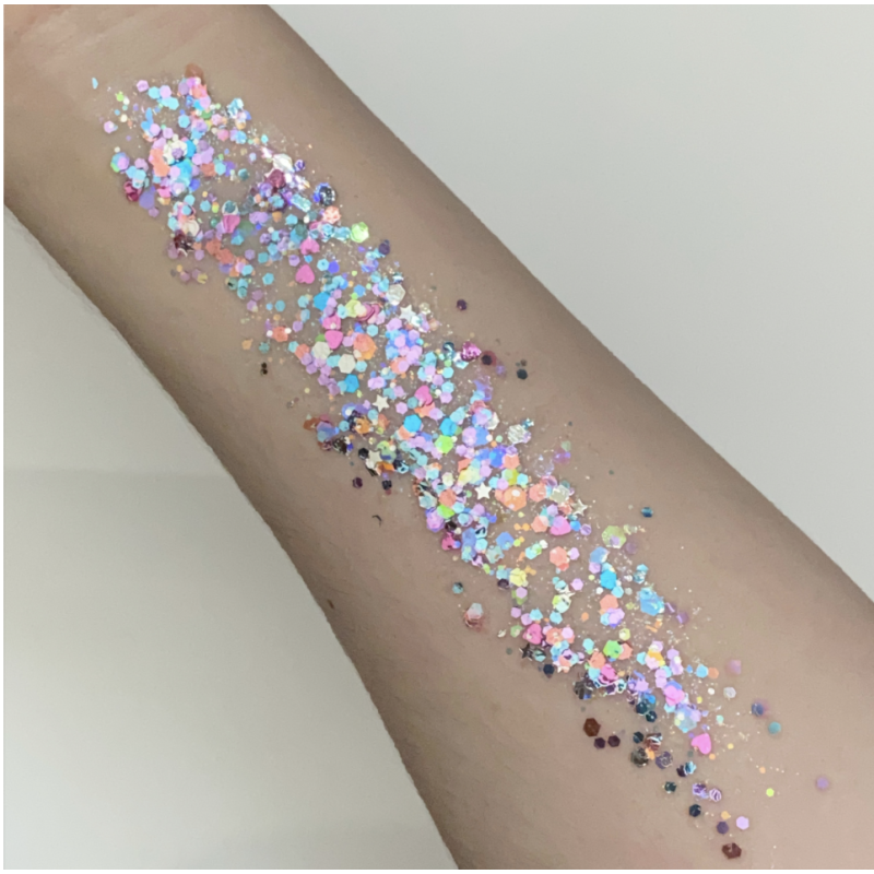 Pixie Paint Glittergel | Cupcake Day 30gr | Voor huid & haar | uit voorraad leverbaar