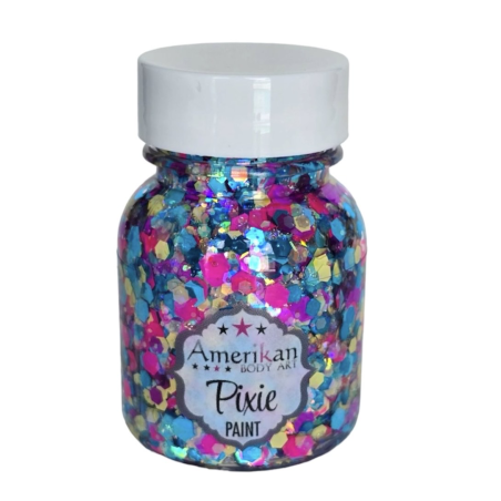 Pixie Paint Glittergel |  Happy 30gr. | Voor huid & haar | uit voorraad leverbaar
