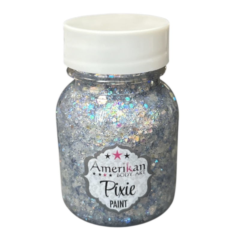 Pixie Paint Glittergel | Moonlight Silver 30 gr | Voor huid & haar | uit voorraad leverbaar
