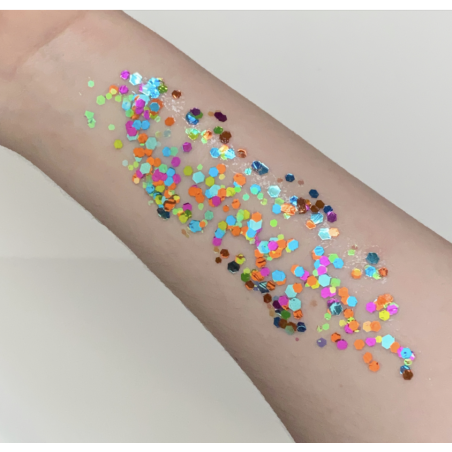 Pixie Paint Glittergel |  Tropical Whimsy 30gr | Voor huid & haar | uit voorraad leverbaar