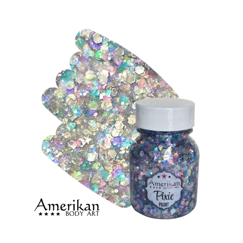 Pixie Paint Glittergel | Winter Wonderland 30 gr. | Voor huid & haar | uit voorraad leverbaar