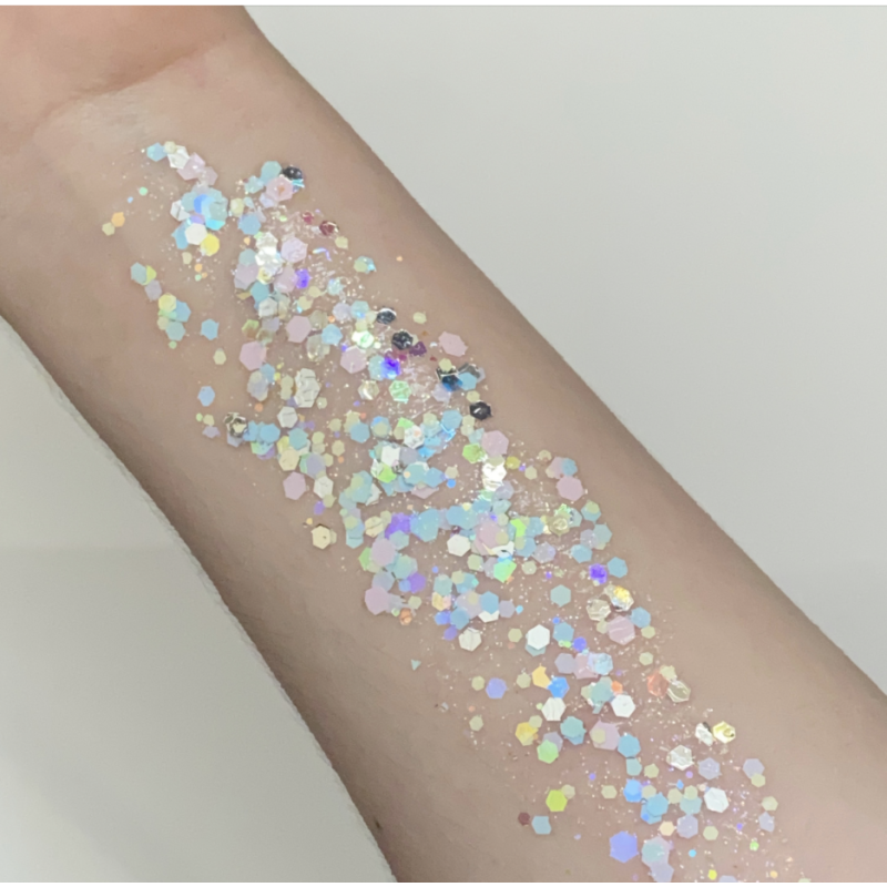 Pixie Paint Glittergel |  Babycakes Pearl 30 gr | Voor huid & haar | uit voorraad leverbaar
