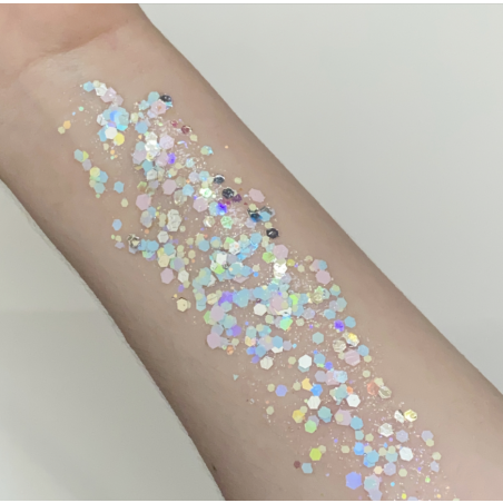 Pixie Paint Glittergel |  Babycakes Pearl 30 gr | Voor huid & haar | uit voorraad leverbaar