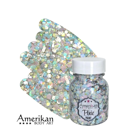 Pixie Paint Glittergel |  Babycakes Pearl 30 gr | Voor huid & haar | uit voorraad leverbaar