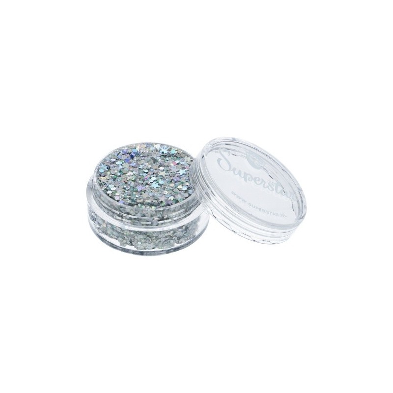 Superstar| Chunky Glitter Cream | Silver Starlight 10ml