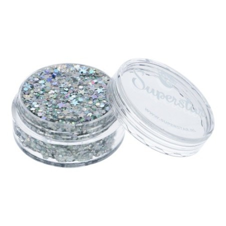 Superstar| Chunky Glitter Cream | Silver Starlight 10ml