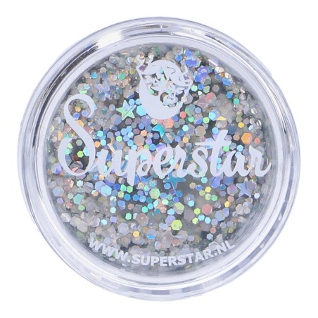 Superstar| Chunky Glitter Cream | Silver Starlight 10ml