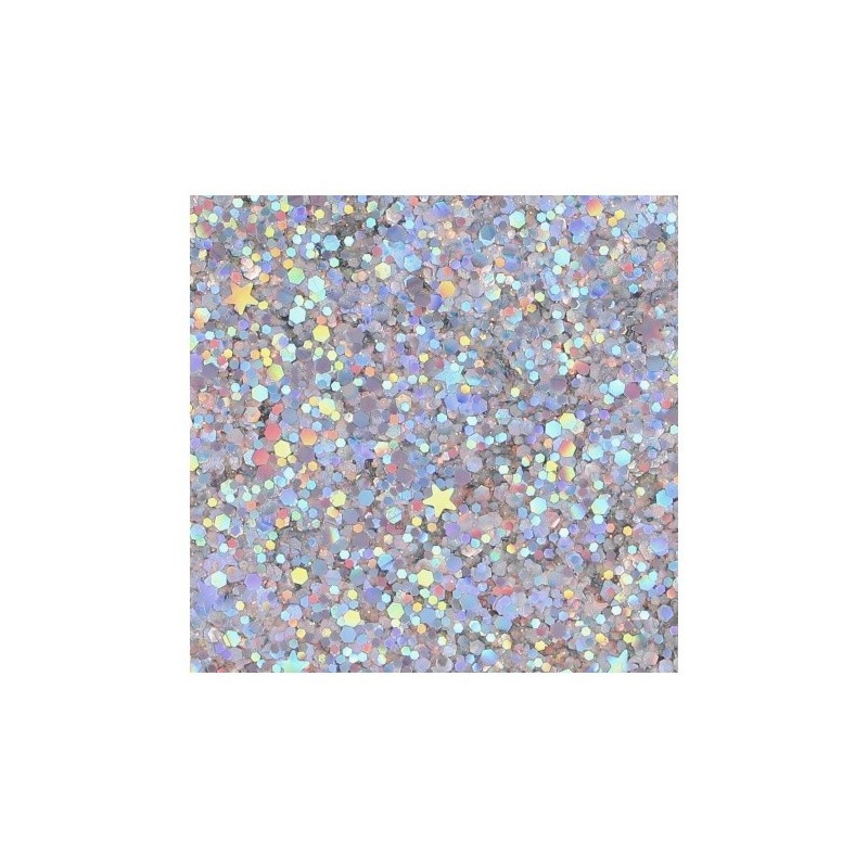 Superstar| Chunky Glitter Cream | Silver Starlight 10ml