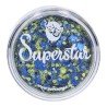 Superstar Cosmetische Glitter | Chunky Glitter Cream | Blue Yellow 10ml