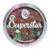 Superstar Cosmetische Glitter | Chunky Glitter Cream | Red Green Kraaiendonk 10ml