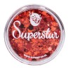 Superstar Cosmetische Glitter | Chunky Glitter Cream | Orange Red Kielegat 10ml