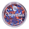 Superstar Cosmetische Glitter | Chunky Glitter Cream | Orange Blue Lampegat 10ml