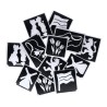 Superstar Glittertattoo Set DINO | 12 leuke sjablonen