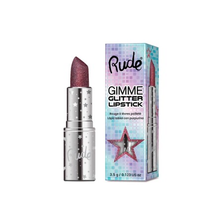 Gimme Glitter Lipstick geeft intense kleur met een schitterende glitterfinish, waardoor je lippen met één swipe direct opvallen!