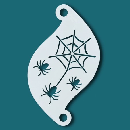 Schminksjabloon voor details | Superstar Facepaint Stencil - Scary Spider SJ-77092