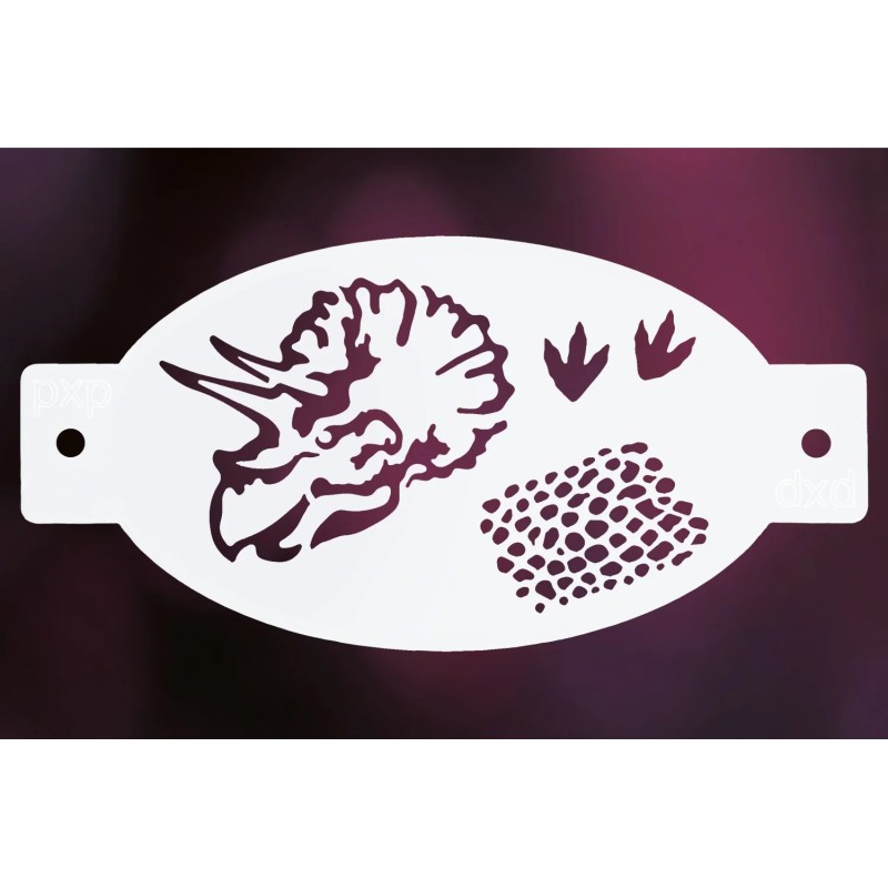 PXP stencil Triceratops 2 stencils