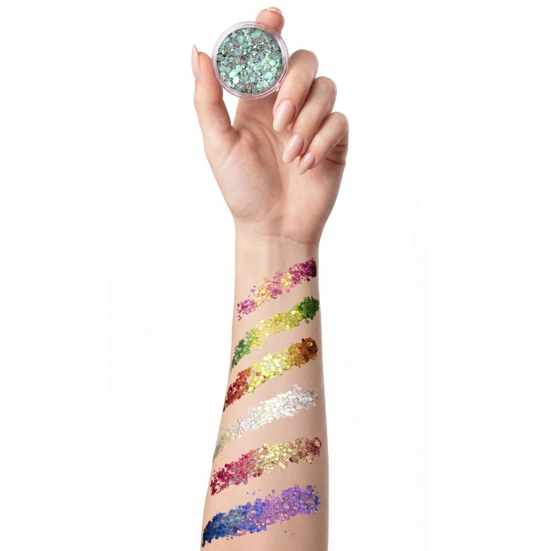 PartyXplosion | Face- & Bodyart Glitters Creme| Festivalglitter | Aurora