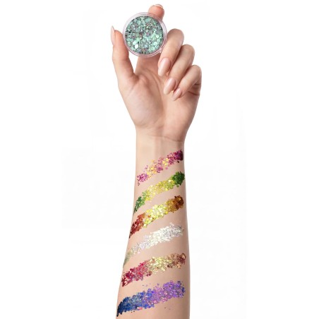 PartyXplosion | Face- & Bodyart Glitters Creme| Festivalglitter | Aurora