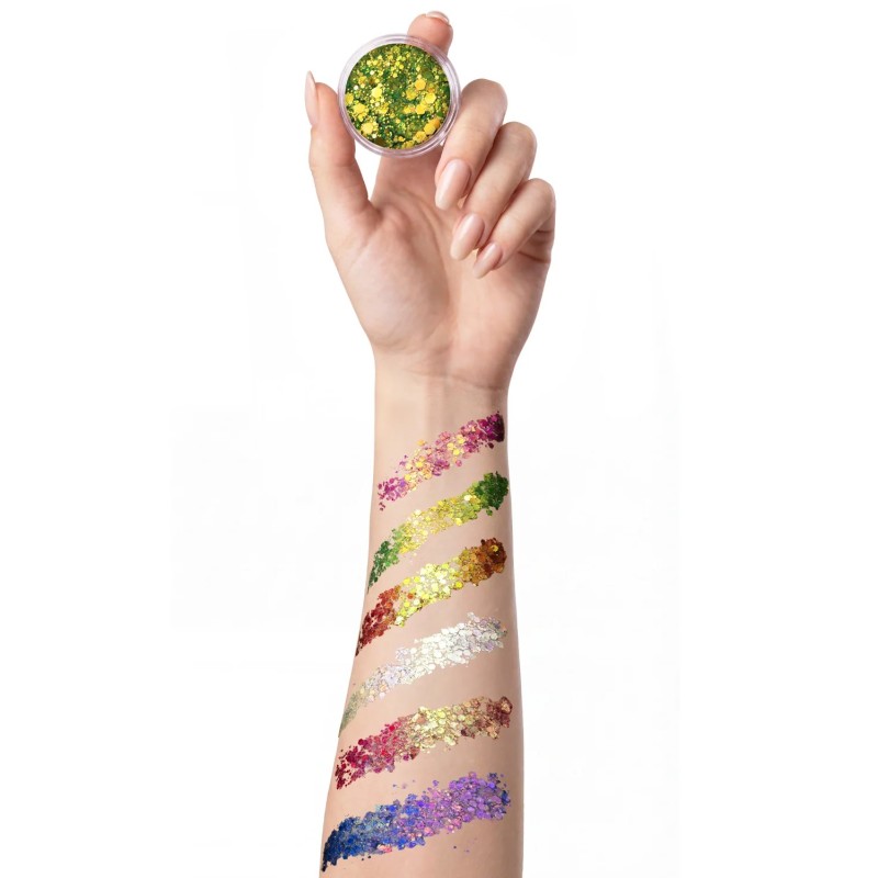 PartyXplosion | Face- & Bodyart Glitters Creme| Festivalglitter | Atmosphere