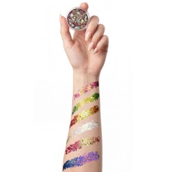 PartyXplosion | Face- & Bodyart Glitters Creme| Festivalglitter | Milkyway