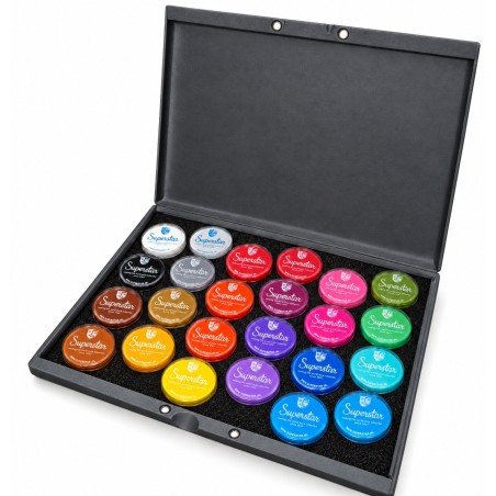Superstar | Professioneel  Schminkpallet | Superstar Schminkkoffer 24 kleuren gevuld