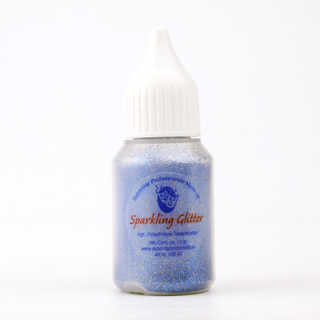 Sparkling Glitter Indecent Sky Blue